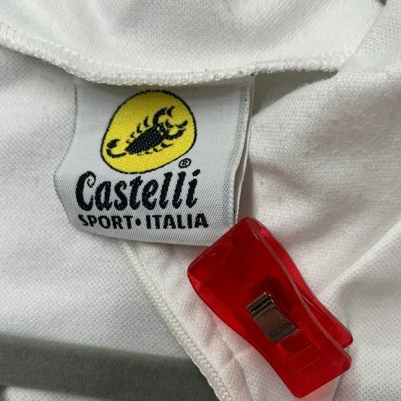 Castelli Sport Italia Men Cycling Jersey XL White Pink La Gazzetta Dello Sport - Picture 4 of 10